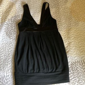 Just sweet by Jlo black chic dress size medium worn once with love 💕 Satin trim